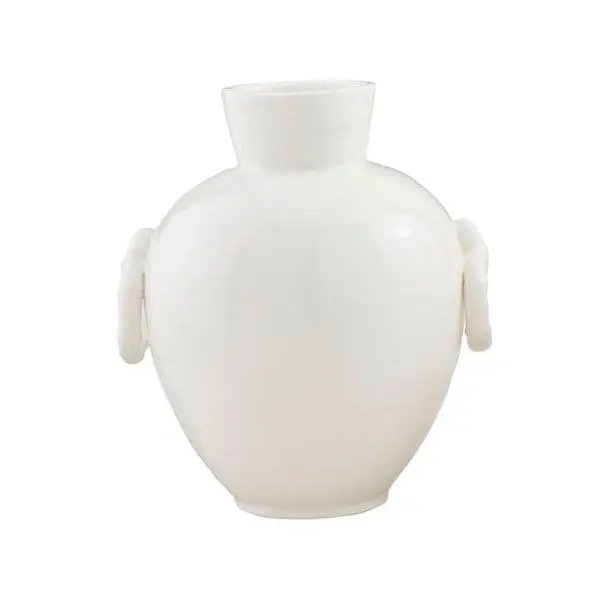 Large Ceramic Bamboo Handle Vase