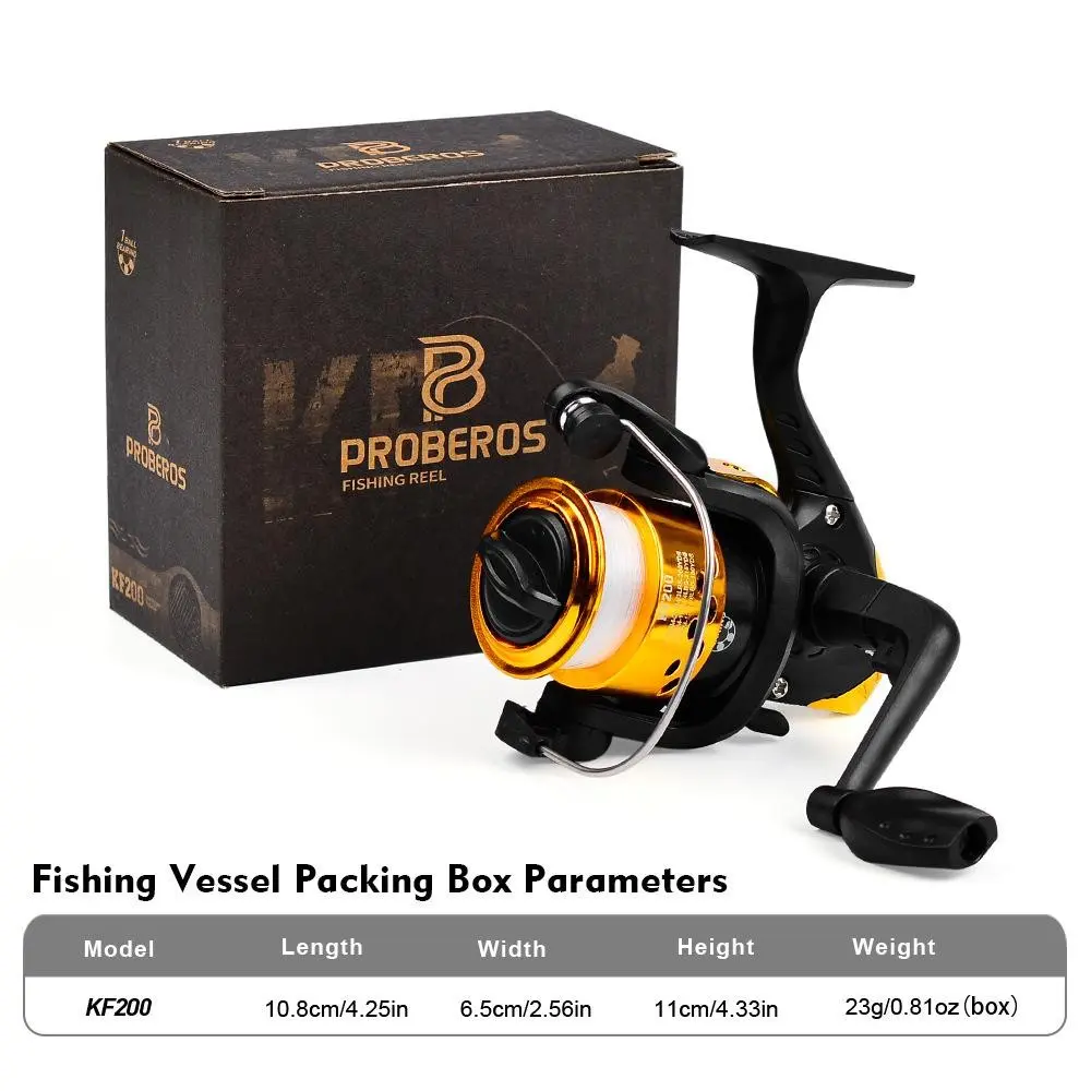 Plastic Spinning Reel Fishing Line Small Fish Wheel Kf200, Nylon Line Lure Fishing Reel, Sea Fishing Accessories, Fishing Gear, Fishing Equipment, Fishing Tackle, Fishing Supplies