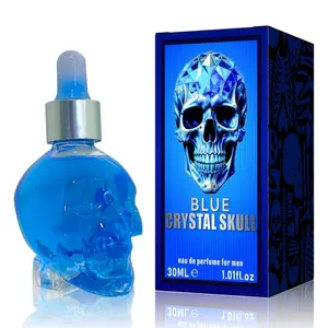 Gothic Crystal Skull Men‘s Perfume - Long-Lasting Eau de Cologne with Woody Floral Notes, Versatile Daily Fragrance for Dates & Parties, Premium Gift for Men, Fragranced