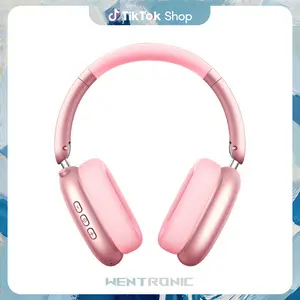 WENTRONIC Y01 Bluetooth 5.3 Over-Ear Headphones, Noise Reduction, Hi-Res Audio, 48H Playtime, Foldable, Soft Earpads, with Mic for iOS/Android/PC