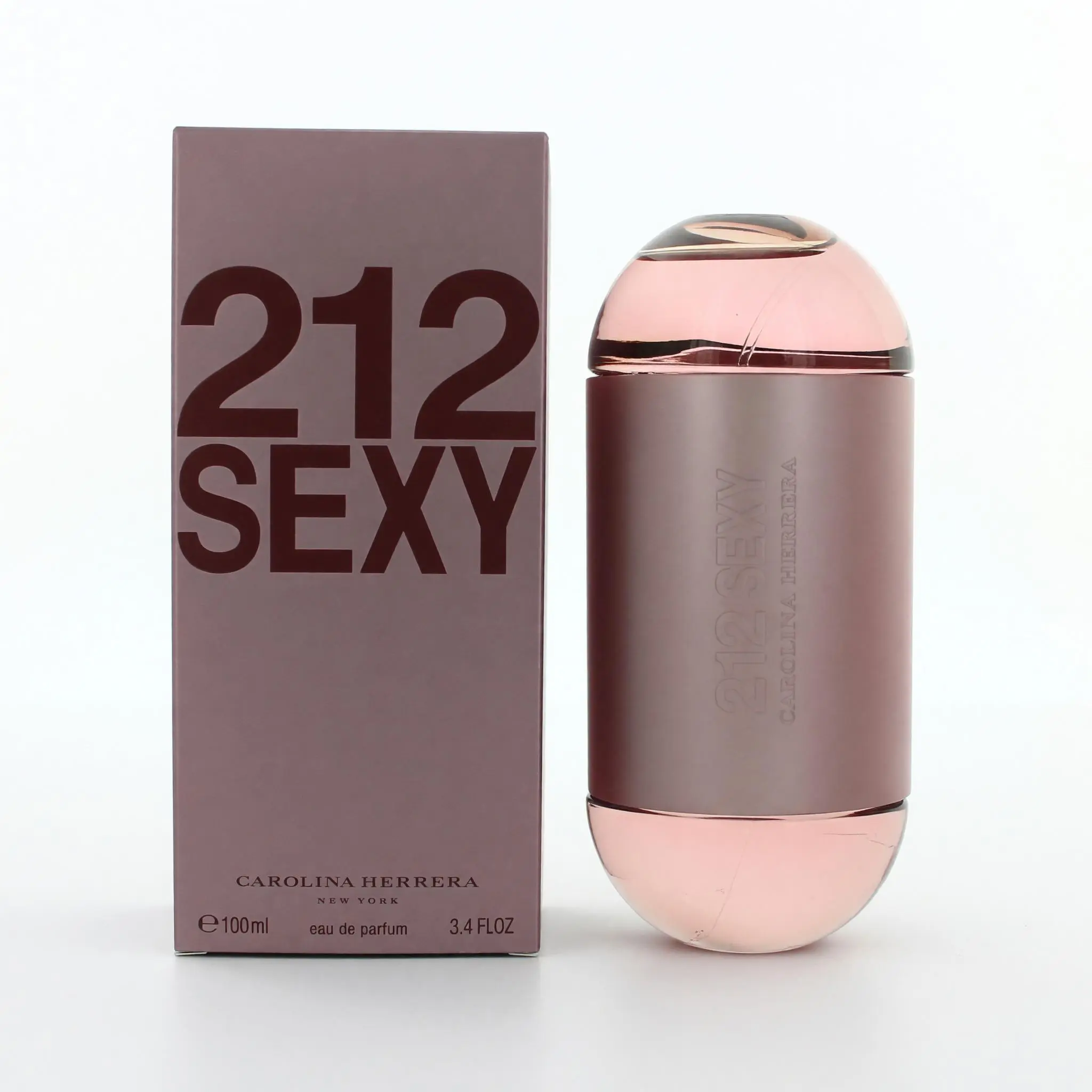 Women's 212 Sexy Eau De Parfum Spray by Carolina Herrera - 3.4 oz Long-Lasting Female Wear Fragrance for Leisure Daily Occasions (Mist Spray Bottle), 3.4 Fl Oz