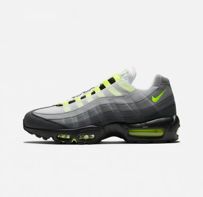 Neutral Grey Lime Accent Streetwear Sneakers Segmented Cushion Outsole Sport Footwear Neutral Grey Lime Accent Streetwear Sneakers Segmented Cushion Outsole Sport Footwear