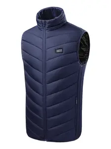 Men's USB Heated Vest for Fall Winter, Full Body Core Heating Design, Portable Outdoor & Daily Use, No Charger Included