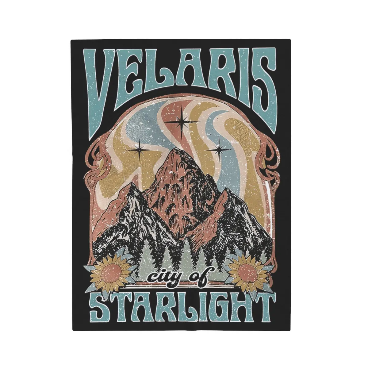 Velaris City ACOTAR Blanket Velaris Court Of Dreams Blanket The Night Court Blanket SJM Merch City of Starlight Blanket Velaris Blanket