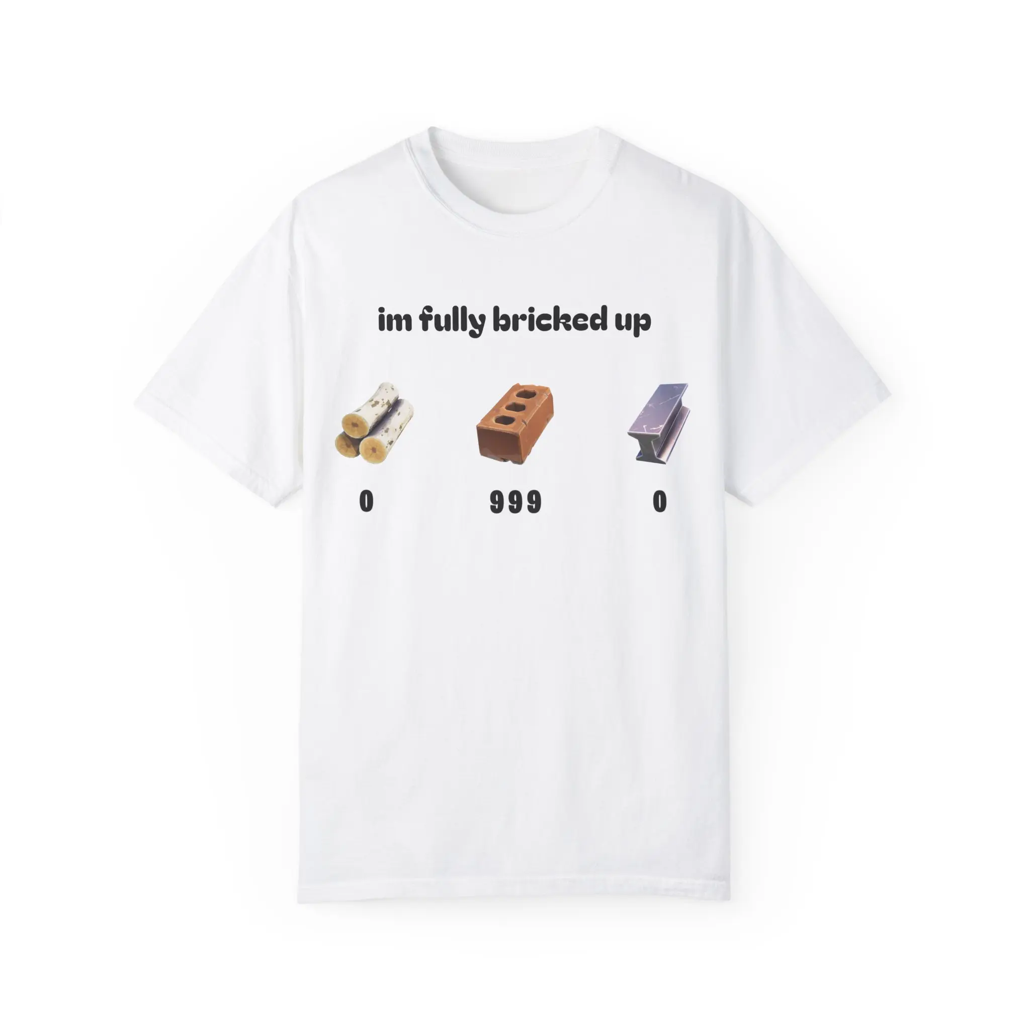 Bricked up Fortnite Cotton T-shirt Casual Wear