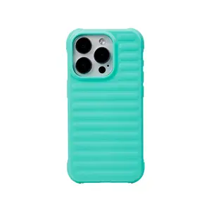 The Explorer-Phone Case-Turquoise for iPhone 15/16 Series with Ribbed Design and Durable Protection