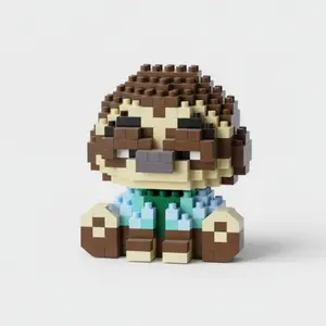 Building Block Toy Set, Sloth Building Blocks Model, Perfect Gift for Husband Boyfriend Birthday Halloween Christmas, Collectible Living Room Decor