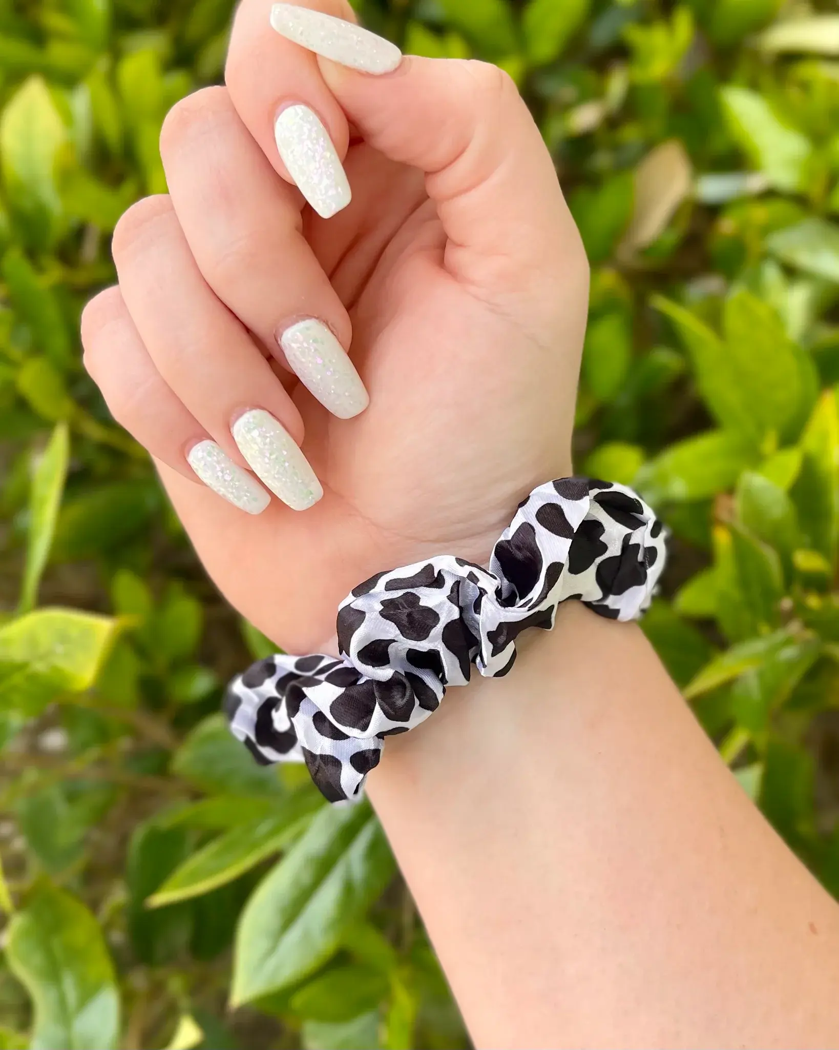 Cowgirl Cow Scrunchie