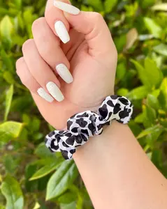 Cowgirl Cow Scrunchie