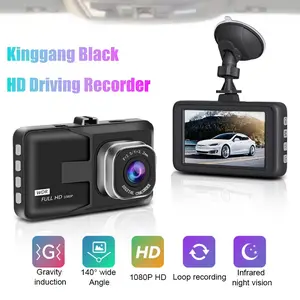 High Definition Car Dash Cam, Dashboard Camera, 3 Inch Screen 1080P HD Vehicle Camera, G Sensor, Night Vision, Loop Recording, 140 Degree Wide Angle