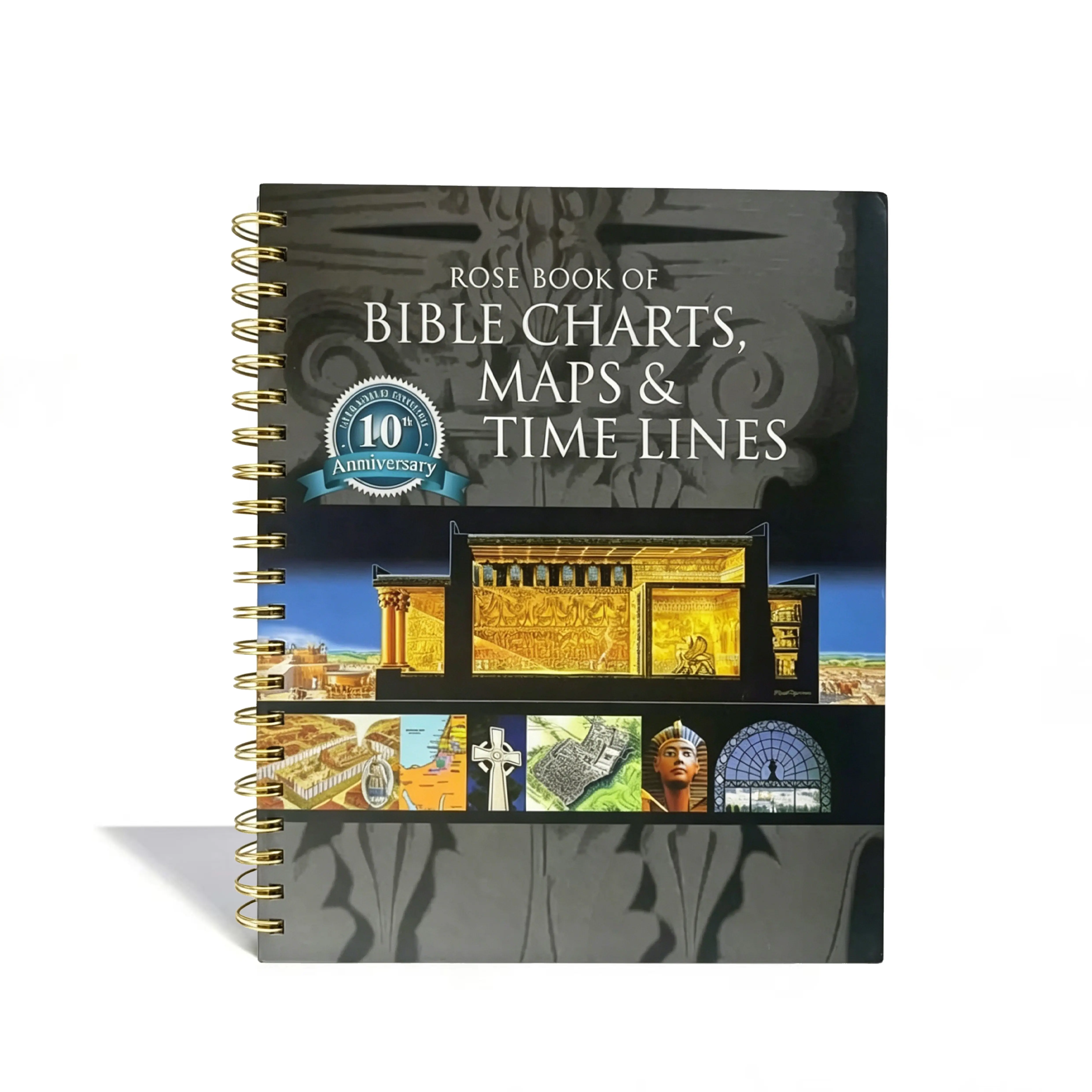 Biblical Timeline Made Easy: Rose Bible 10th Anniversary Edition, Bible Charts, Maps & Timelines, Beginner's Bible Study Guide and Workbook, Christian Learning Resource, Father's Day Gift, Christian Gift for Men and Women