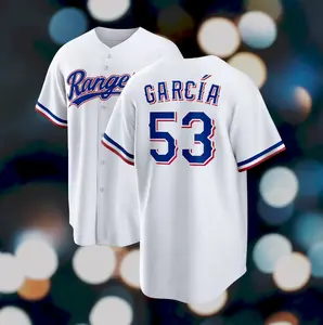 Hot new 2026  Garcia#53Texas Flag baseball Jersey - Baseball Uniform, Tailgaters Fan Gift, YOUTH baseball jersey, Vintage Streetwear baseball jersey, Casual baseball jersey outfits, Unisex, Trendy baseball jerseys