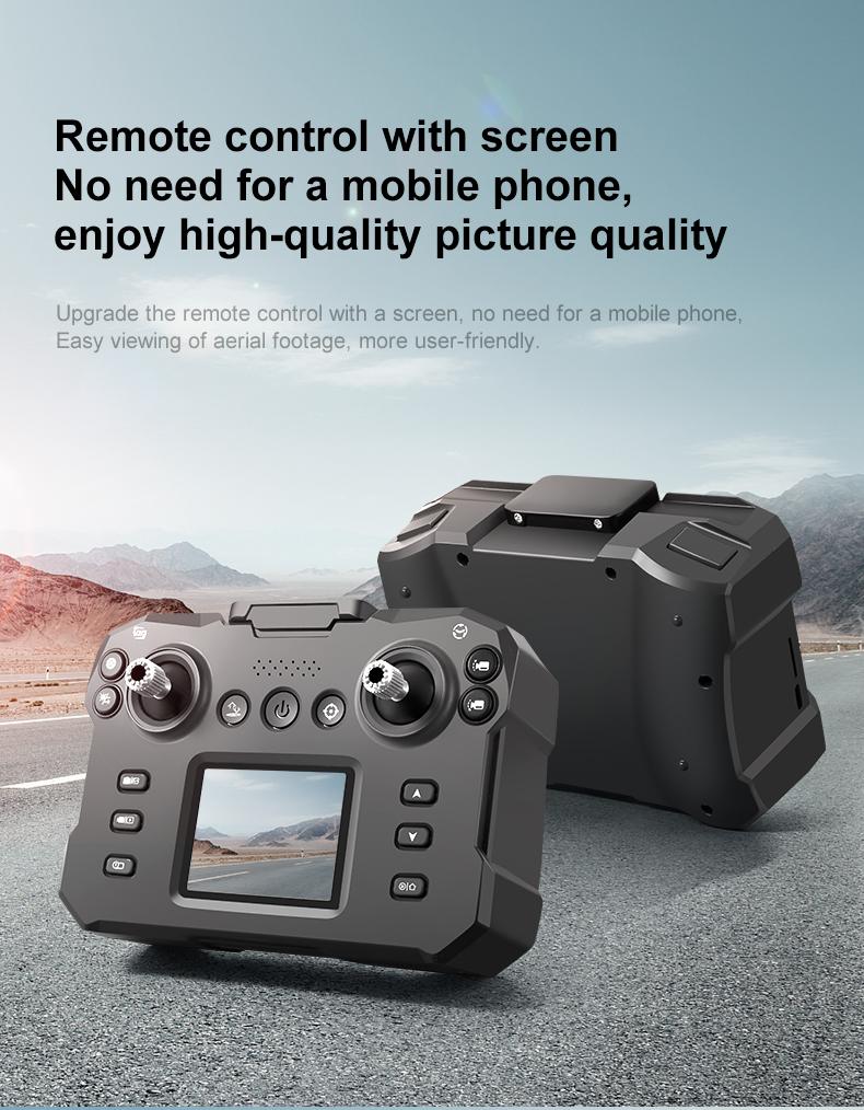 Drone with Camera, HD FPV Foldable Drone for Kids, Adults and Beginners, Brushless Motor RC Quadcopter with Stable Hover, Gesture Selfie, Waypoint Flight, 3D Flips, One Key Start, Includes 2 Batteries optical flow obstacle avoidance