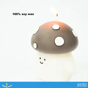 Mushroom Scented Candle - 2026 Spring Decor, Easter Gifts, Cute Room Decor, Birthday Gifts, Anniversary Gifts, Gifts for Boyfriend, Gifts for Friends, Room Decor, Shaped Candles, Scented Candles, Candles, Desk Decor