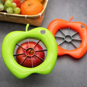 2 Counts Reusable Fruit Slicer Cutter, Reusable Core Remover, Fruit Slice Blocker, Kitchen Tool, Kitchen Utensil, Kitchen Gadget
