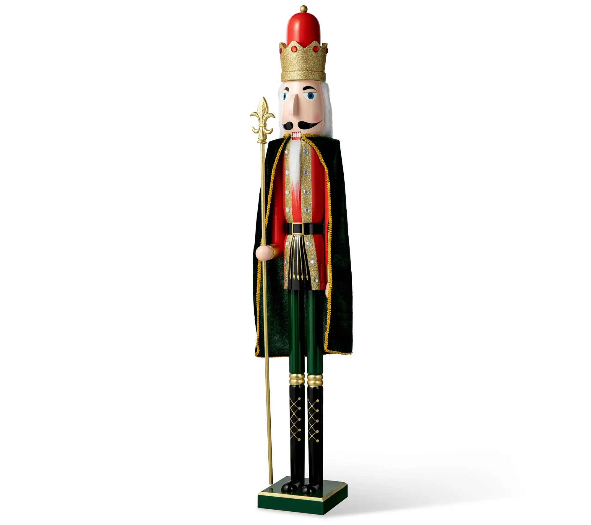Glitzhome 42" Indoor Outdoor Christmas King Nutcracker Glitzhome 42" Indoor Outdoor Christmas King Nutcracker
