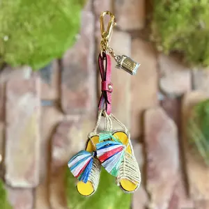 Pre-owned dolce & gabana leather Small Leather Goods DOLCE & GABBANA Sandals Key Chain