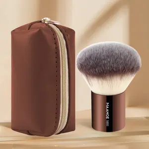 Maange Makeup Brush Set with Bag, Includes Blush Brush & Powder Brush, Essential Beauty Tools, Perfect for Daily Use, Face Makeup Brushes, Cosmetic Brushes