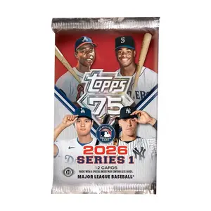 2026 Topps Series One Baseball: Single Pack from Flagship Collection Box, Officially Licensed MLB Trading Cards