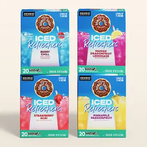 The Original Donut Shop Iced Refresher K-Cup Pods - Higher Pod Counts - Keurig Iced K-Cup Pods - At Home Iced Refreshers - Summer Iced Beverage