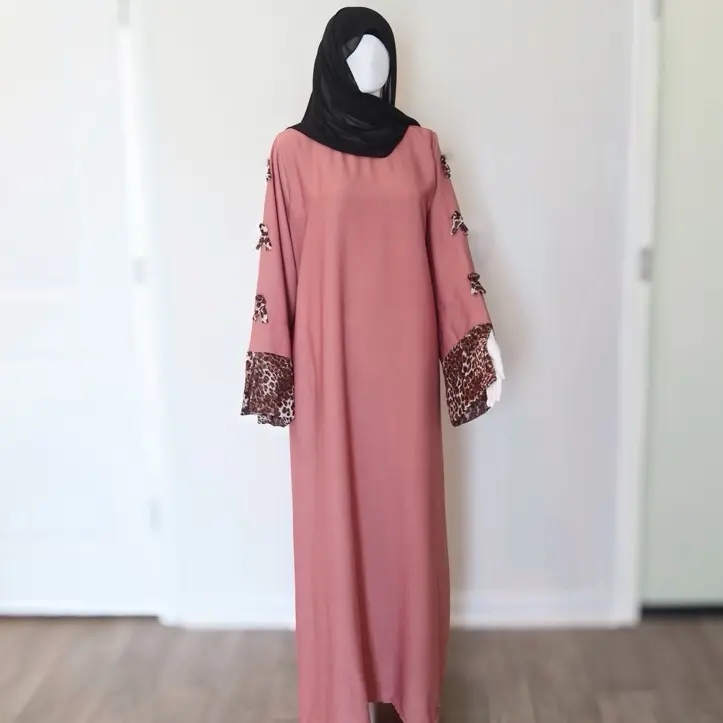 Haya Bow-Sleeve Abaya - Fashionable Everyday Style with Premium Fabric