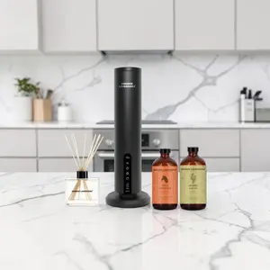 Grande Lavendera Ultimate Diffuser Bundle | Smart App Waterless Diffuser + Reed Diffuser Set + Two 6 oz Fragrance Oils