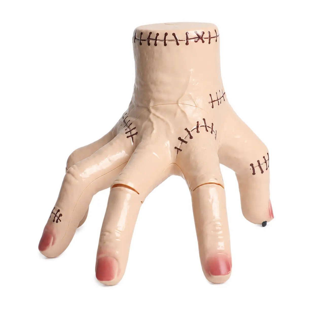 Halloween Crawling Hand Toy, Electric Moving Stitched Hand Prank Toy with Lights and Sound Effects for Halloween Party