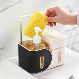 Hotel Bathroom Soap Dispenser Wall-Mounted Suction Cup No-Drill, Press Bottle Shampoo Conditioner Dispenser for Shampoo Shower Gel Hand Sanitizer, Bathroom Accessory