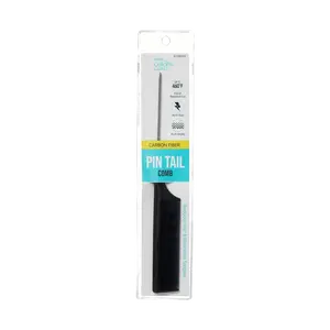 Kiss Colors & Care Professional Carbon Fiber Pin Tail Comb