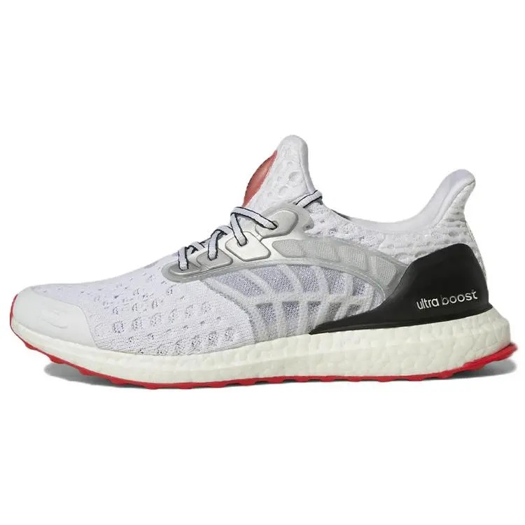 Adidas UltraBoost Climacool 2 Dna White Vivid Red' Versatile Comfort Lightweight Low Top Running Shoes Men's GY5373