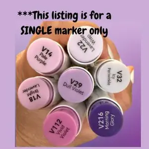 Violet  Ohuhu Honolulu B Brush/Fine / Chisel Tip  SINGLE MARKER ONLY Color | Sold by The Marker Monster