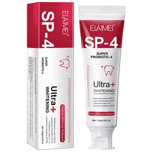 Elaimei Sp-4 Probiotic Toothpaste, Fresh Breath, Clean Teeth, Oral Health Management, Mousse Form, No Flammable Aerosols