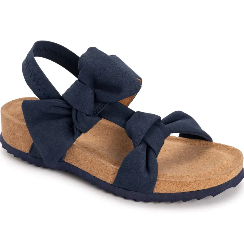 Muk Luks Sandals with Bow Detail -Pansy