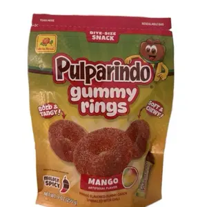 Pulparindo Snack Bubblegum Gummies - Mango, Watermelon, Tamarindo Flavors - 9oz Bags