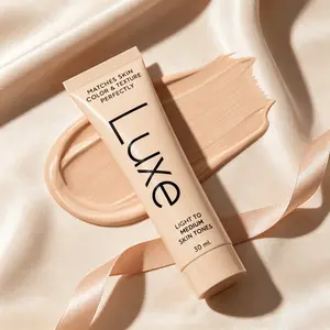 Luxe Auto Color Adjust Foundation - Flawless Adaptive Tone-Matching Formula, Buildable Multi-Level Coverage Makeup Foundation