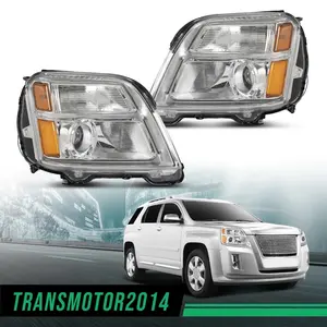 Left/Right Fit For 2010-2015 GMC Terrain SL/SLT/SLE Driver&Passenger Side Headlight Lamp Replacement