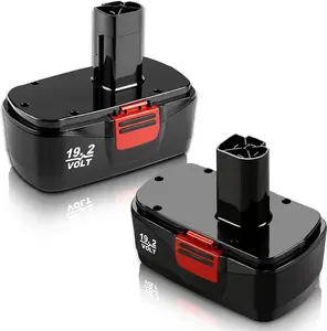 2Pack 4.8Ah Ni-Mh Replacement for Craftsman 19.2V Battery Compatible with 19.2 Volt 315.115410 315.11485 130279005 1323903 120235021 11375 11376 Cordless Power Tool