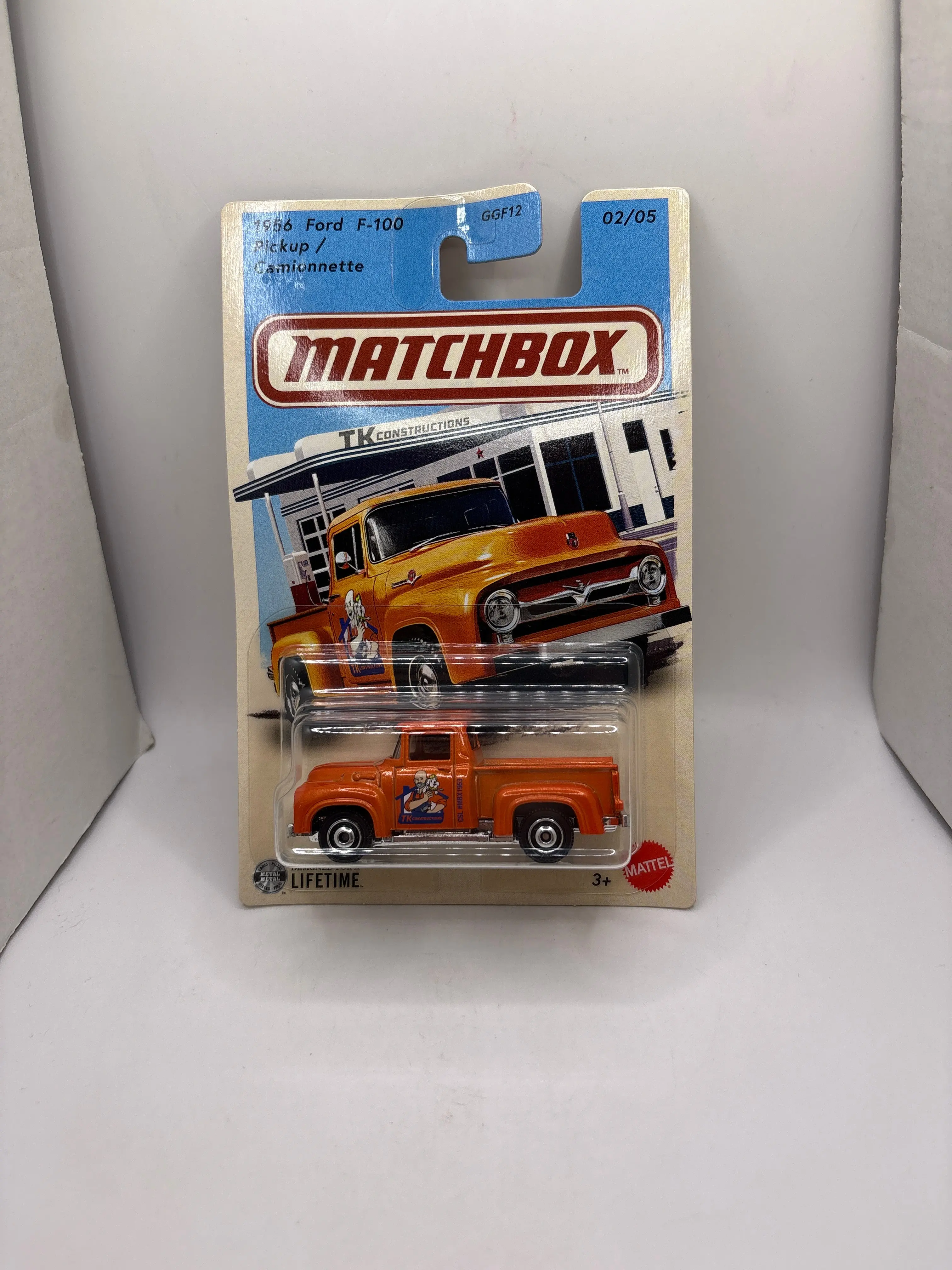 Matchbox 1956 Ford F-100 Pickup/Camionnette Diecast orange