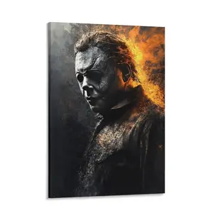 Horror Legends Michael Myers Jason Voorhees Pennywise Prints, Halloween Horror Movie