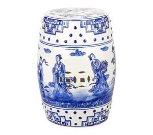 Ocean Jewel Garden Stool  Character by Valerie