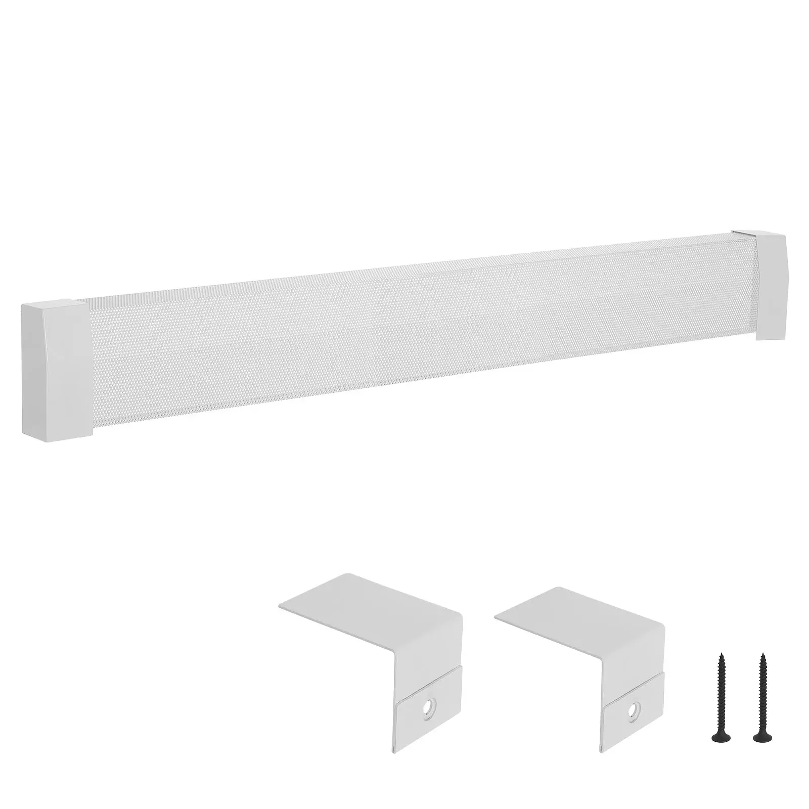 【summerfinds】VEVOR Baseboard Heater Covers, Premium Series 5 ft Standard Electric Heating Unit Front Cover for Home Improvement, Heavy-duty Steel, Easy Installation for Bedroom Replacing Old Cover, White