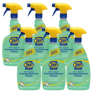 Zep Home Pro Multi-Purpose Foaming Bathroom Cleaner - Bleach-Free, Removes Hard Water Spots - 32 oz.