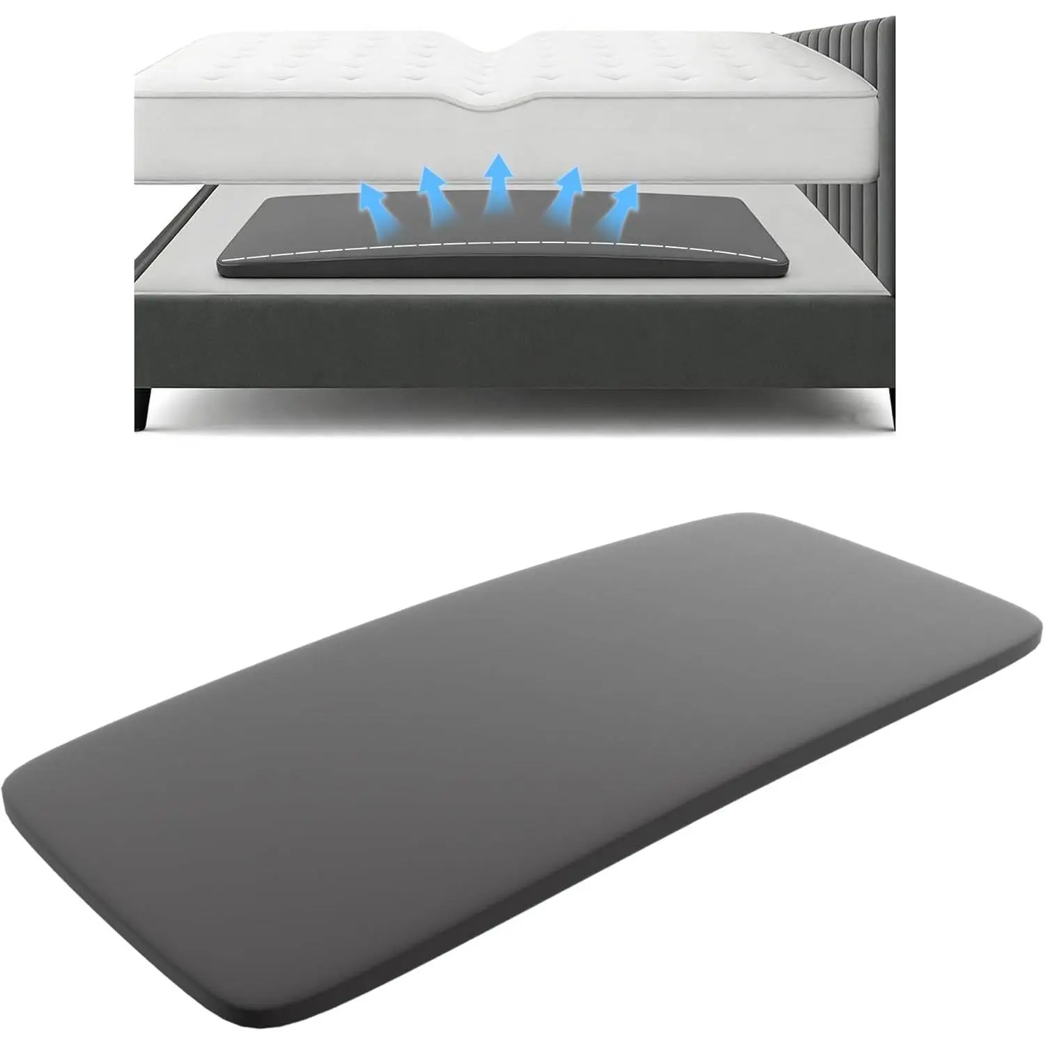 Sagging Mattress Support, Under Mattress Board to Fix Sinking Bed, 40D High-Density for Sagging Bed Repair, Firm Support Corrector Pad for Queen King Twin
