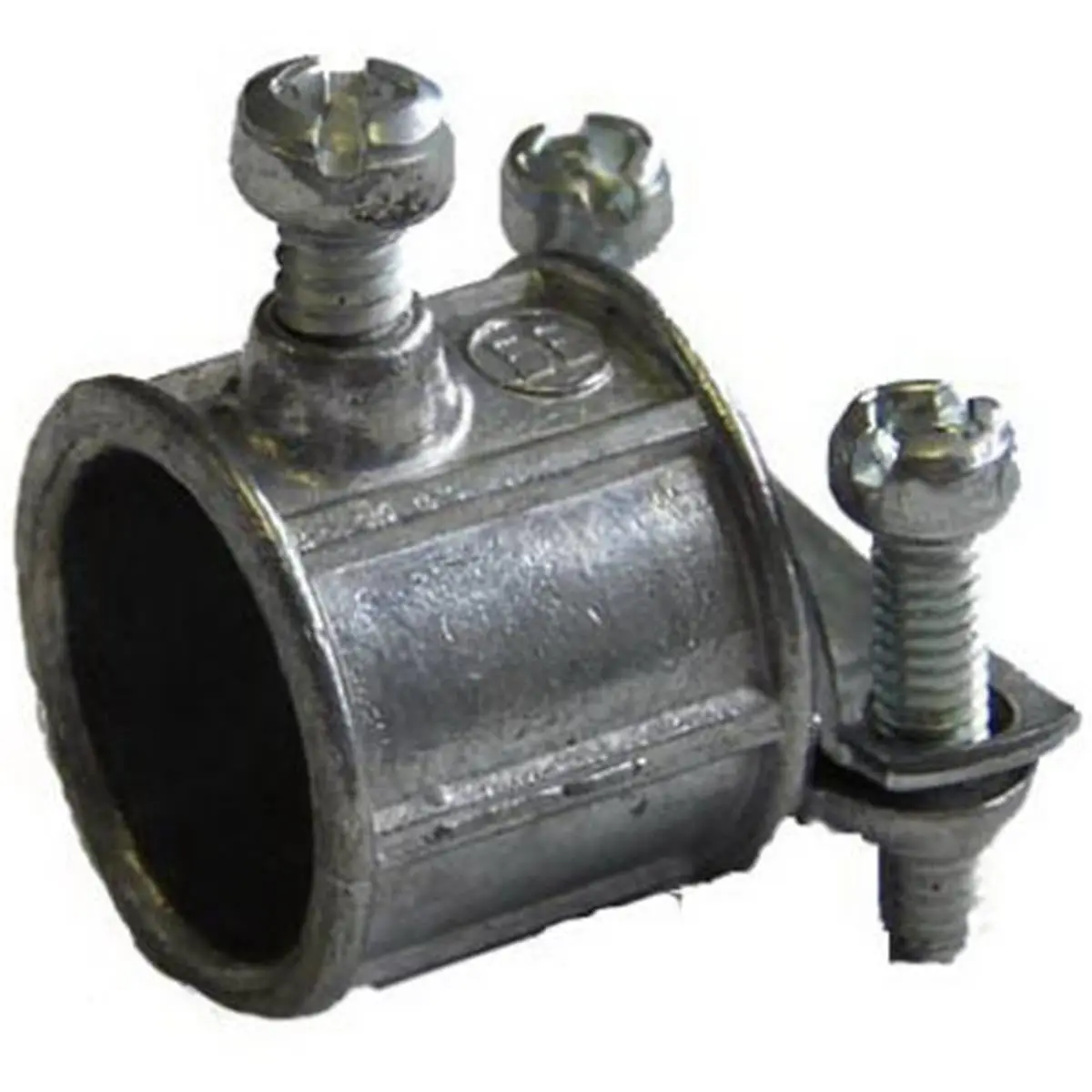 212 MAIN Industrial Pipe Fittings, Die-Cast Zinc Set Screw Type Combination Coupling for Tubing Connection, Fits 1/2 in. EMT to 3/8 in. Flexible Steel Conduit