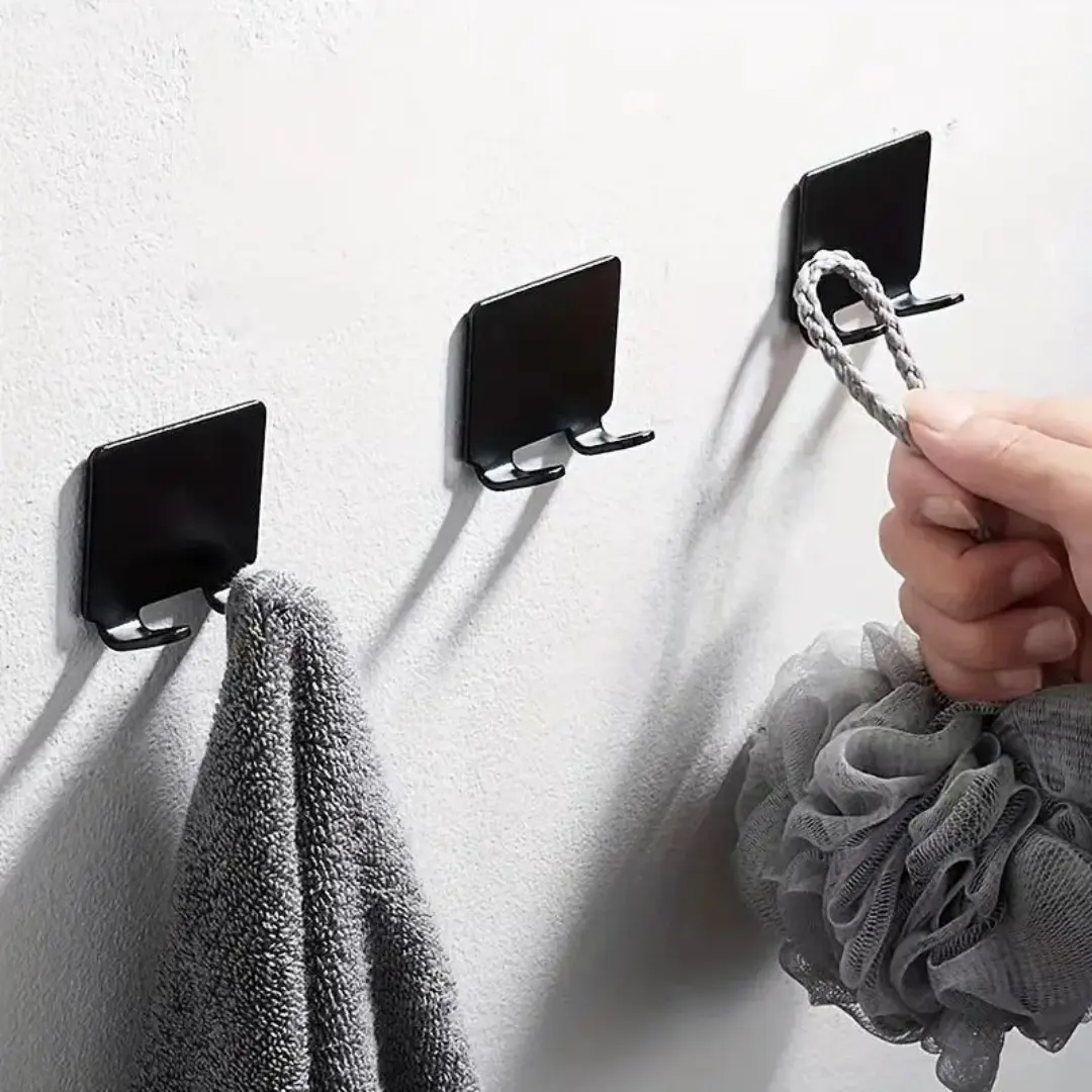 3pcs Wall-Mounted Shaving Razor Holder, Fashion Bathroom Storage Rack, Durable Plastic, Home Bath Organizer, Men's Gift, Bathroom Organizing Accessories, Bathroom Essentials Accessories, Bathroom Accessory, Bathroom Organizers