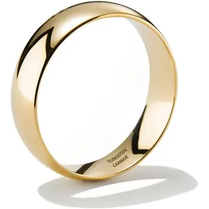 2mm 4mm 6mm Gold Wedding Bands for Women Men Dainty Gold Silver Tungsten Cigar Band Rings Thumb Pinky Ring High Polish Non Tarnish Comfort Fit Size 4-12