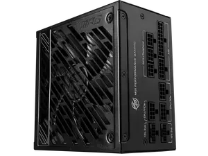 MPG A1250GS PCIE5 II, USA, 1250W, Fully-Modular, 80 Plus Gold, Bilingual Color Box, Solid wood pallet packing