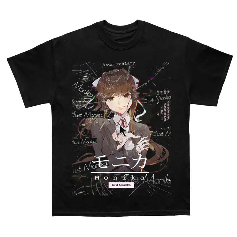 Doki Doki Literature Club Anime Horror Graphic T Shirt Gift For Fans Otaku Tee