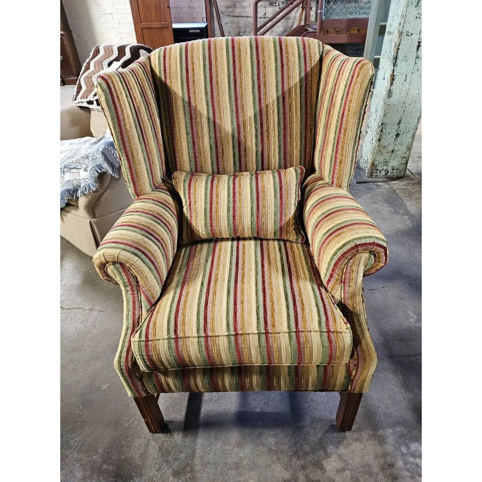 Vintage Wing Back Arm Chair