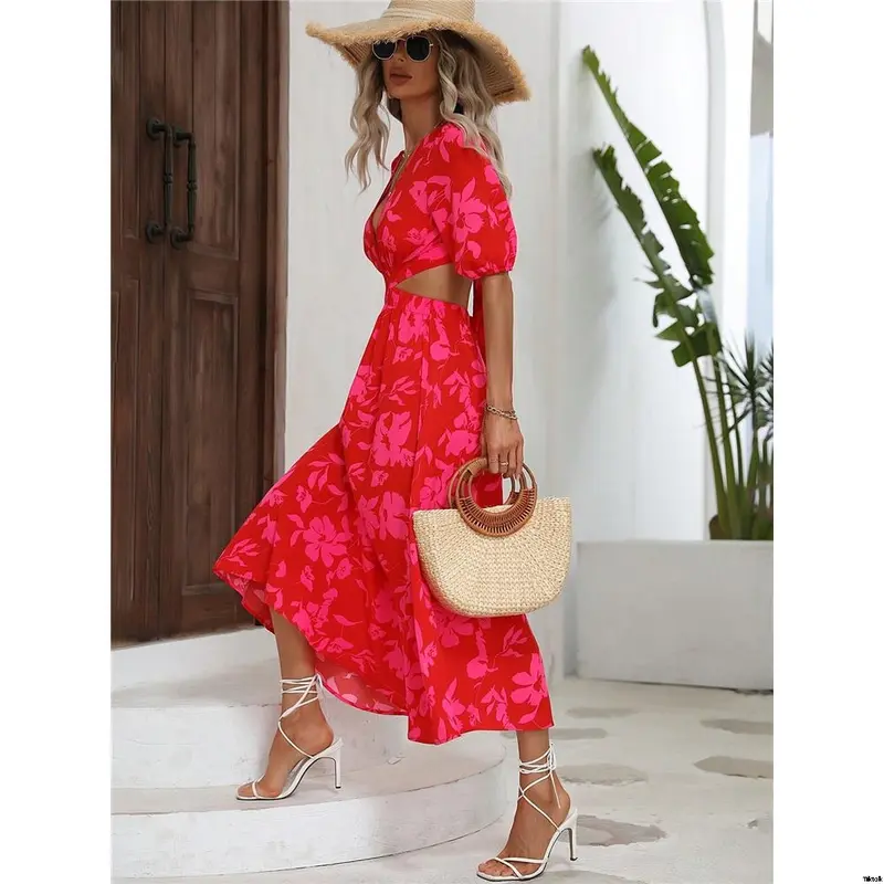 colorful maxi dress formal Final Sale Plus Size Maxi Dress with Spaghetti Straps in Rainbow Ombre Print